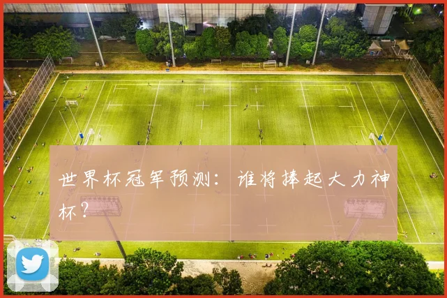 世界杯冠军预测：谁将捧起大力神杯？