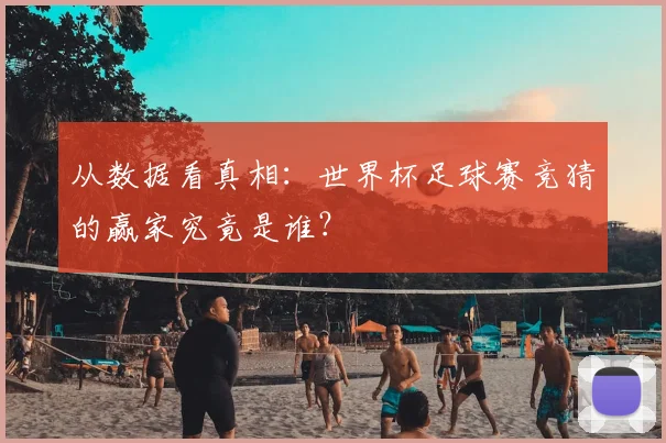 从数据看真相:世界杯足球赛竞猜的赢家究竟是谁?